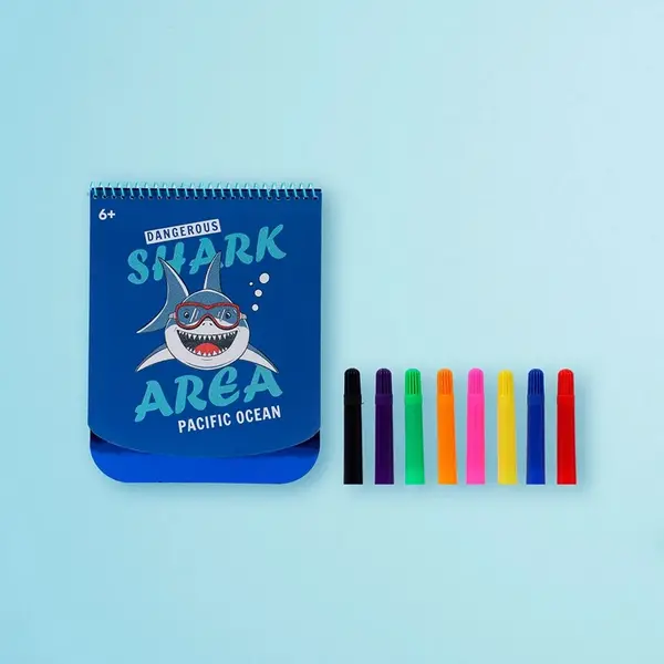 Set librash për ngjyrosje Shark DIY Series", Ngjyra: Kaltërt