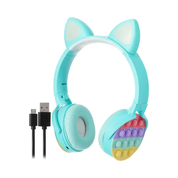 Ndëgjuese për fëmijë Cat Ear / kaltërt", Ngjyra: Kaltërt