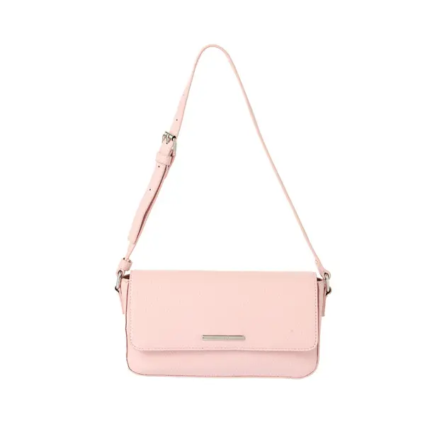 Çanta krahu Lychee Pattern / rozë", Ngjyra: Rozë