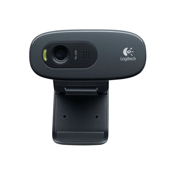 Kamerë Logitech C270 HD with noise-reducing mics for video calls, Black"
