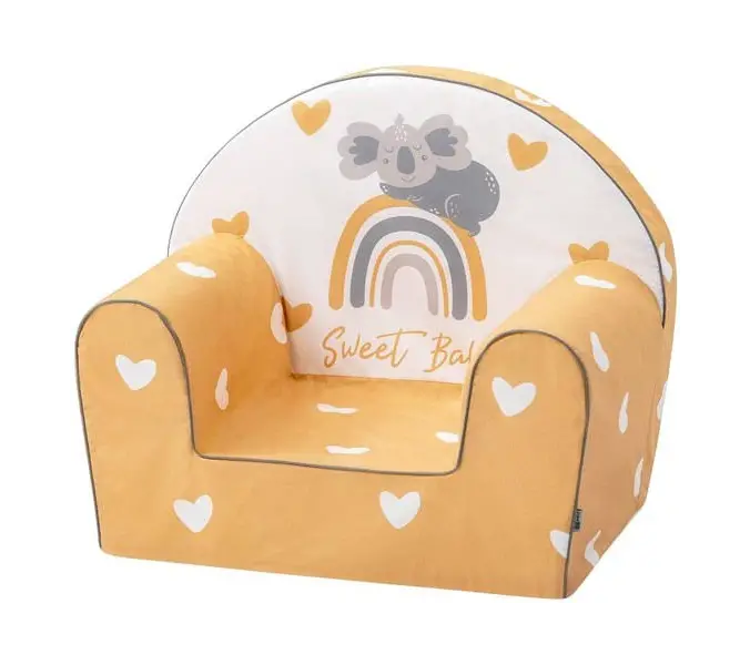 Buba Fotele për fëmijë Yellow Hearts", Ngjyra: Portokall