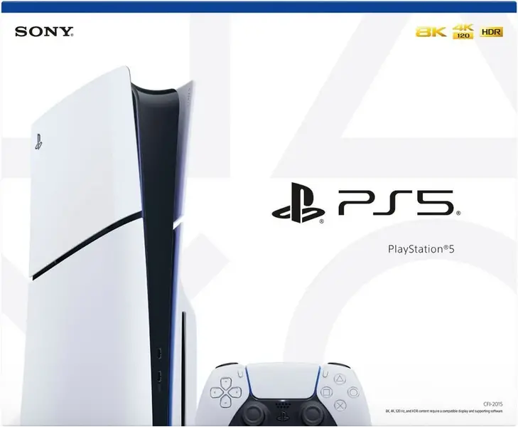 Sony Playstation PS5 Blu-Ray Slim Edition 1TB White