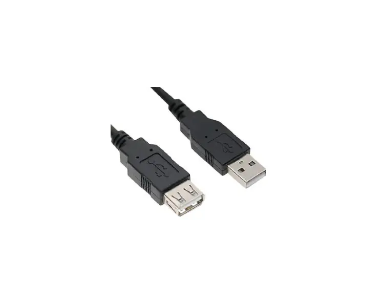 Kabëll E-GREEN USB A - USB AM/F 3m USB Zezë"