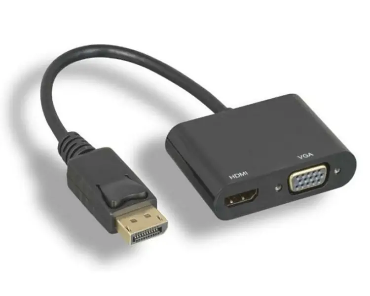 Konvertues Diplayport - HDMI+VGA