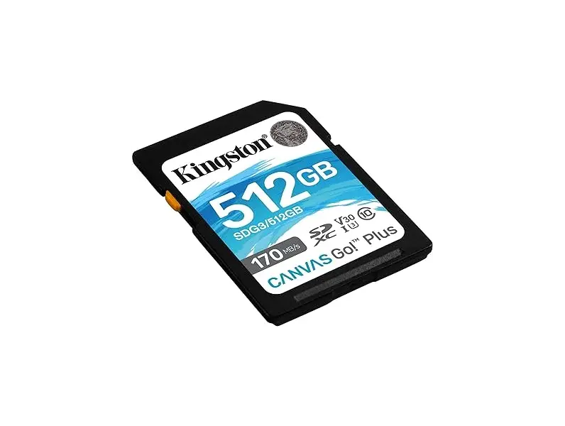 USB Card SD Memory Card Kingston Canvas GO Plus, 512GB, Class 10