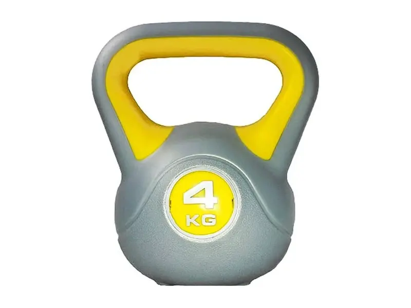 LiveUp  Ketebell (Russian bell) - 4 kg, plastic 