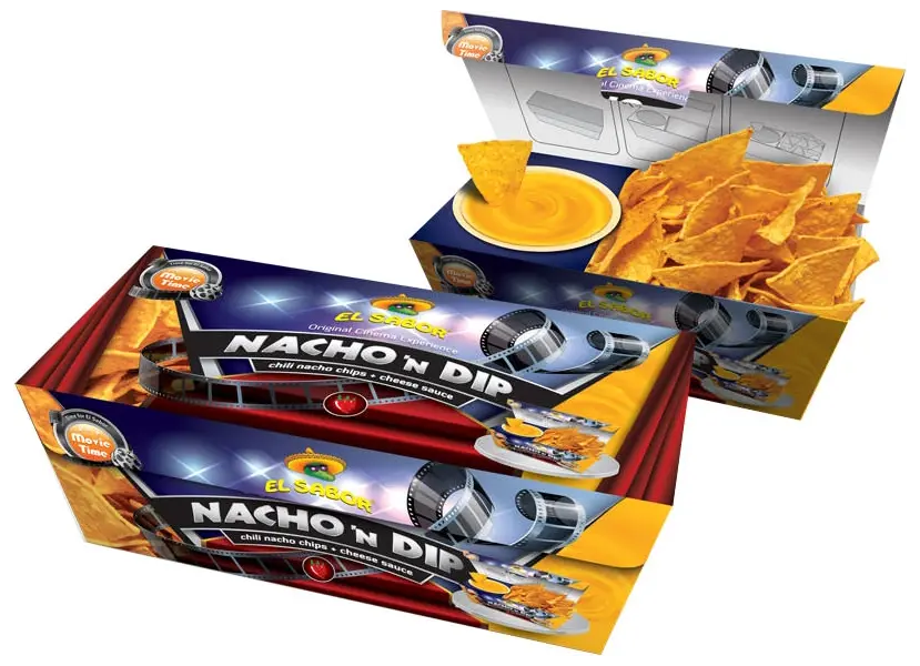 Nacho chips me kripë + salcë , EL SABOR/P12"