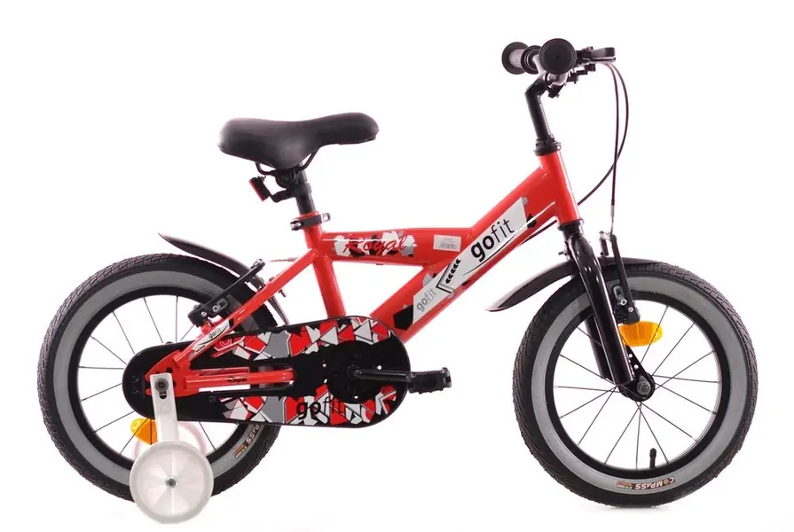 Biçikletë për fëmijë 14\" Royal Kuqe"