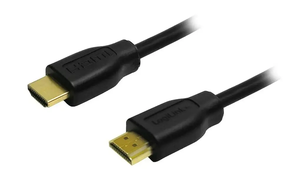 LogiLink Cable 5m, HDMI, High Speed Cable 2x HDMI male, Black